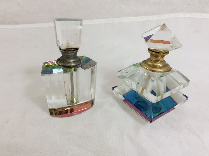 Antique / Art Deco Perfume Bottles with daubers