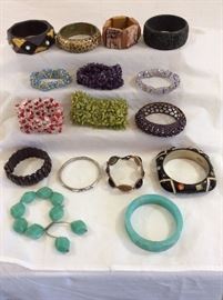 Costume Jewelry Bracelet Collection