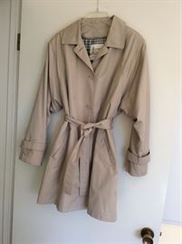 London Fog Belted Trench coat with Removable Flannel Lining