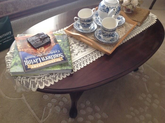 Oval Coffee Table $ 60.00