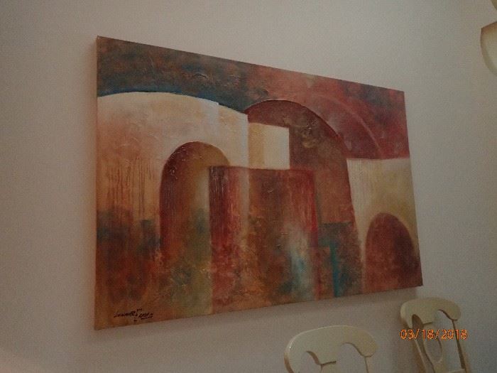 LARGE ABSTRACT CANVAS PICTURE