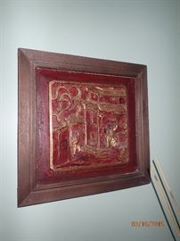 ASIAN CARVED WALL HANGING