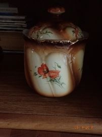 PAINTED COVERED JAR