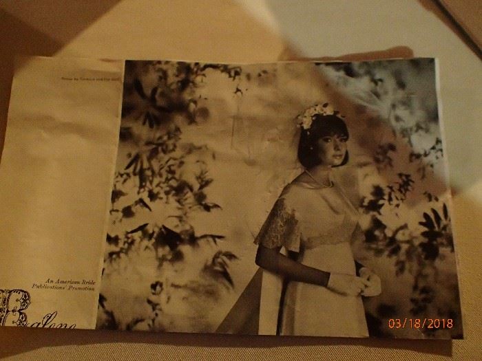 MODERN BRIDE AUG/SEPT 1966 WEDDING DRESS IN EXCELLENT CONDITION PLUS THE FEATURE IN MODERN BRIDE