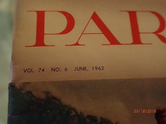 PARADE MAGAZINE  JUNE 1962