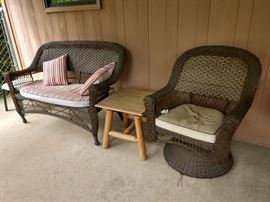 Wicker furniture 
