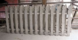 Wood Picket Fence Panels 42.25"H x 8'L
