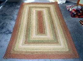 Rectangular Braided Rug, 96" x 62"