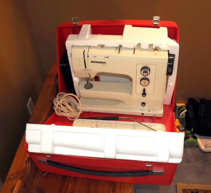 Bernina Travel / Portable Sewing Machine, Model 830, In Original Carry Case