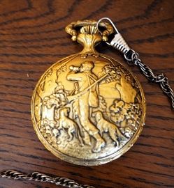 Delta Impex Digital Pocket Watch, Hunter Case, In Original Box