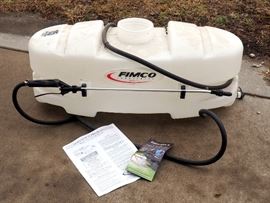 Finco Industries 15 Gallon Lawn & Garden Spot Sprayer, Model LG-15-EC, With Hose, Wand And Original Manual