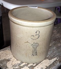 Blue Ribbon Brand #3 Crock
