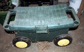 Scotts Standard Seed Spreader, Rolling Garden Tool Box, Watering Can And Sprayers