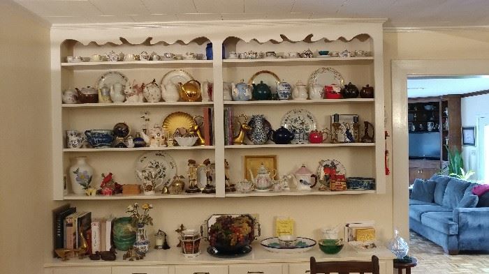 Tea cups and teapots