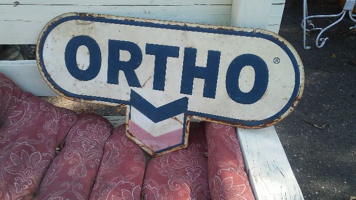 Ortho Standard Oil Sign