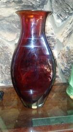 Vintage Seguso Glass Vase