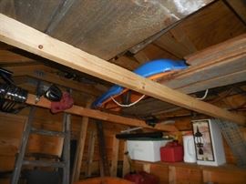 Golf, fishing poles misc.