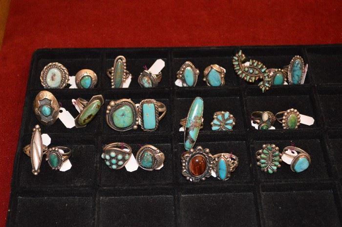 SOME of the turquoise rings