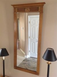 Wood Frame Mirror $ 40.00