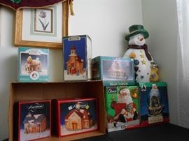 Christmas houses and items