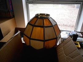 Slag lamp shade