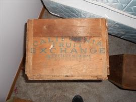 California wood box