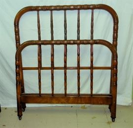 Vintage twin metal bed
