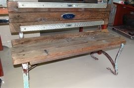 Hand crafted Ford bench