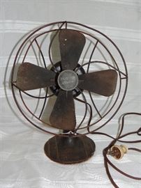 Vintage Hunter cast iron fan- working!