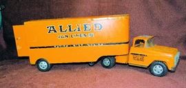 Vintage Tonka Allied Van Lines Mover Semi Truck Trailer