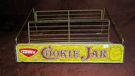 Vintage Tom's Cookie Jar rack display