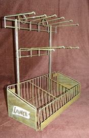 Vintage Lance snack stand display