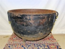 Cast iron cauldron