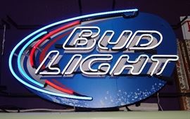 NEON Bud Light Sign- Works!