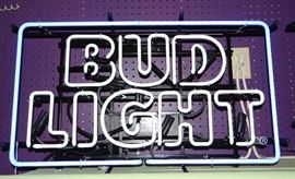 Neon- Bud Light Sign- Works!