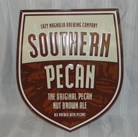 Southern Pecan beer advertising sign