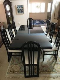 Italian lacquer dining table