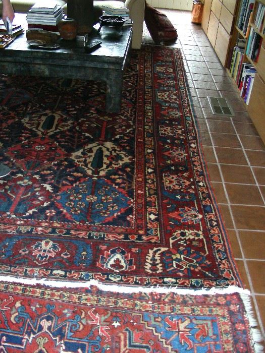 Oriental rugs (there are about a dozen in the house)
