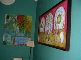 Robert Bush and Alexis Duque art