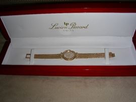 Lucien Piccard watch. All valuables kept offsite until the morning of the sale.