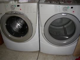 Front load washer and dryer