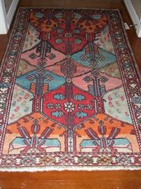 Oriental rug in entry