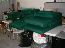 Country Casual cushions for some of the teak furniture around the pool, packing peanuts for you ebayers