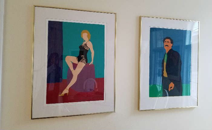 Two of several Iconic prints by Thomas Hanley