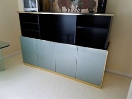 Electric television cabinet, 70's design. 