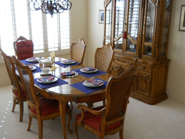 HIBRITEN  DINING SET THIS COMPANY BECAUSE THE QUALITY BERNHARDT BOUGHT THE COMPANY now the company is owned by Berhardt