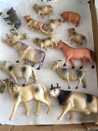 CELLULOID FARM ANIMALS