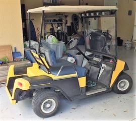 E-Z-Go with new batteries (August 2017)