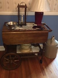 portable tea cart
