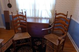 drop leaf dining table and chairs